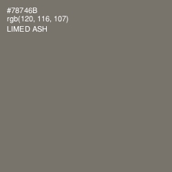 #78746B - Limed Ash Color Image